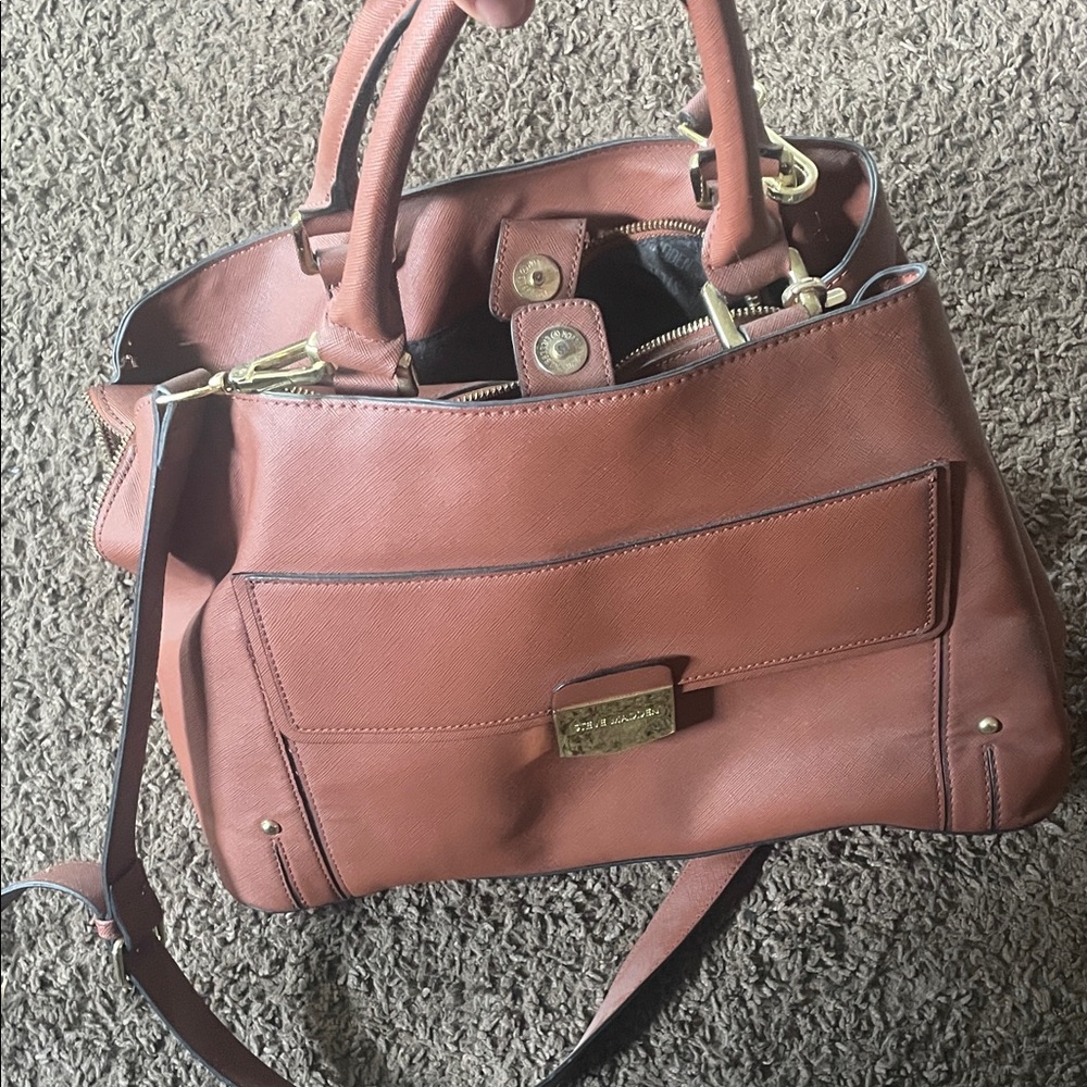 Steve Madden Tan Satchel Bag